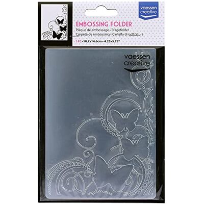 Creative Embossingbord, vlinder, 14,6 x 10,8 x 0,5 cm, 1 stuk, verjaardag, geboorte, kerstkaarten en papieren knutselwerk, transparant, 14,6 x 10,8 x 0,5 Creative Embossingbord, vlinder, 14,6 x 10,8 x 0,5 cm, 1 stuk, verjaardag, geboorte, kerstkaarten en papieren knutselwerk, transparant, 14,6 x 10,8 x 0,5