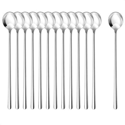 com-four ® 12-delige lepelset, lepel met lange steel com-four ® 12-delige lepelset, lepel met lange steel