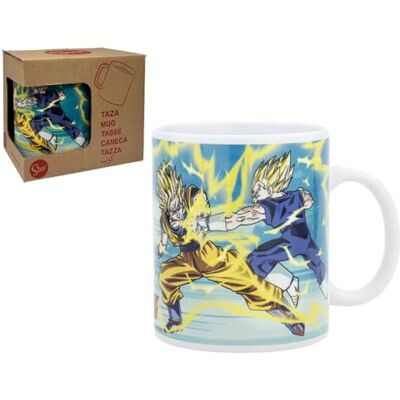 CARTOON Dragon Ball Goku en Vegeta keramische mok model mok met sublimatische print ontbijtkom 325 ml voor kinderen CARTOON Dragon Ball Goku en Vegeta keramische mok model mok met sublimatische print ontbijtkom 325 ml voor kinderen