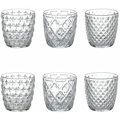 Tivoli Diversity 6 x 325 ml glazen waterglazen Tivoli Diversity 6 x 325 ml glazen waterglazen