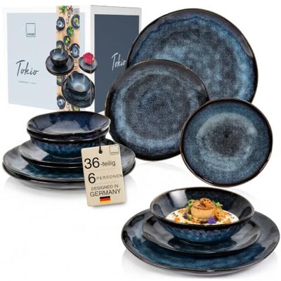 Sänger Tokyo 36-delig tafelservies voor 12 personen Sänger Tokyo 36-delig tafelservies voor 12 personen
