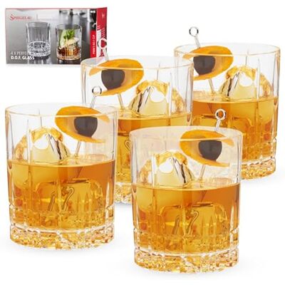 Spiegelau & Nachtmann 4500176 Perfect Serve Lot de 4 Verres à Whisky en Cristal 368 ML Spiegelau & Nachtmann 4500176 Perfect Serve Lot de 4 Verres à Whisky en Cristal 368 ML