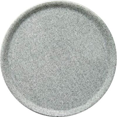 HENDI Pizzabord van porselein, motief: grijze granietsteen, vaatwasser- en magnetronbestendig, diameter 310 mm, grijs HENDI Pizzabord van porselein, motief: grijze granietsteen, vaatwasser- en magnetronbestendig, diameter 310 mm, grijs