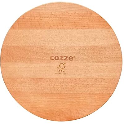 cozze ® Pizzaplank Ø 350 × 12 mm – ronde serveerschaal van Massief Beukenhout – Voedselveilig & LFGB-gecertificeerd cozze ® Pizzaplank Ø 350 × 12 mm – ronde serveerschaal van Massief Beukenhout – Voedselveilig & LFGB-gecertificeerd