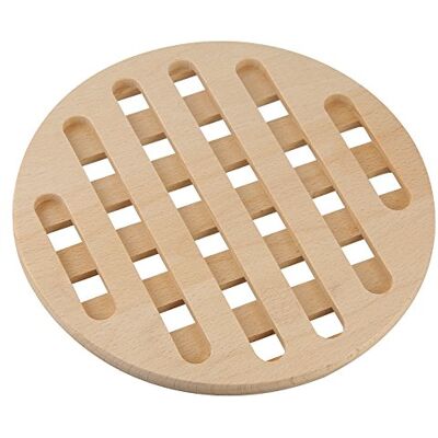Fackelmann 31085 onderzetters Fair 18 cm, beukenhout, beige, 18 x 18 x 1,3 cm Fackelmann 31085 onderzetters Fair 18 cm, beukenhout, beige, 18 x 18 x 1,3 cm