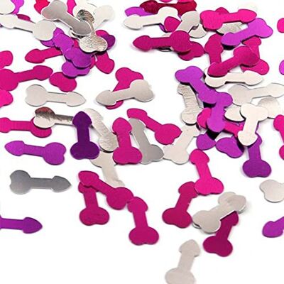 Wudaizhi 500 stuks Gold Hen Party Tafel Confetti, Feestdecoraties, Nachtgouden Accessoires, Ondeugende En Grappige Confetti, Kunststof, Zilver, Paars, Roze, 0,8 x 1,5 cm, Klassiek, Feest Wudaizhi 500 stuks Gold Hen Party Tafel Confetti, Feestdecoraties, Nachtgouden Accessoires, Ondeugende En Grappige Confetti, Kunststof, Zilver, Paars, Roze, 0,8 x 1,5 cm, Klassiek, Feest