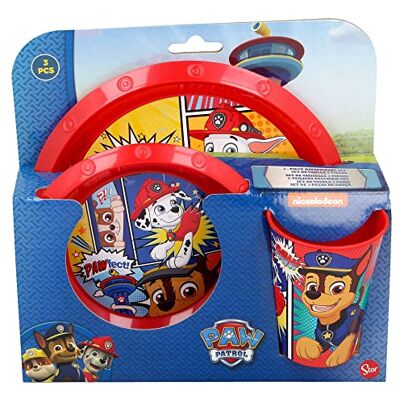 Stor 841249718915151Gemakkelijk servies, 3-delige set, Paw Patrol Cartoon Stor 841249718915151Gemakkelijk servies, 3-delige set, Paw Patrol Cartoon
