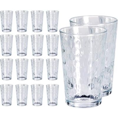 GRÄWE Glazen set, glas, 18 stuks, 200 ml GRÄWE Glazen set, glas, 18 stuks, 200 ml