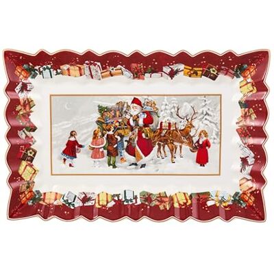 Villeroy & Boch 14-8332-2211 taartplaat, porselein, rood Villeroy & Boch 14-8332-2211 taartplaat, porselein, rood