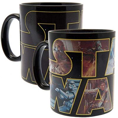Star Wars Pyramid SCMG24755 (Logo Characters) Heat Change Mok, 315 ml Star Wars Pyramid SCMG24755 (Logo Characters) Heat Change Mok, 315 ml