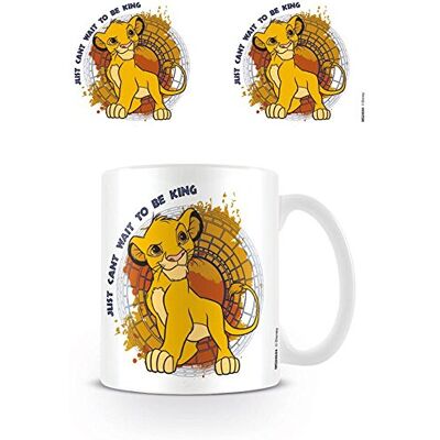 Disney The Lion King keramische mok 315 ml (ik zou al koning willen zijn) Disney The Lion King keramische mok 315 ml (ik zou al koning willen zijn)