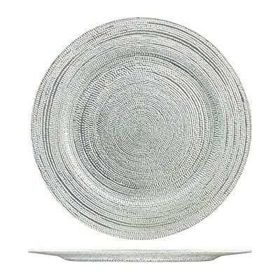 H&H Celebration onderzetters van glas, zilver, 32 cm, Kerstmis, festiviteit, glanzend, chique H&H Celebration onderzetters van glas, zilver, 32 cm, Kerstmis, festiviteit, glanzend, chique