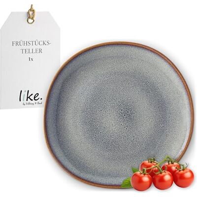 Villeroy & Boch like. by Lave beige ontbijtbord, stijlvol dinerbord van aardewerk voor brunches, glas, 23,5 x 23 x 2,6 cm, vaatwasmachinebestendig Villeroy & Boch like. by Lave beige ontbijtbord, stijlvol dinerbord van aardewerk voor brunches, glas, 23,5 x 23 x 2,6 cm, vaatwasmachinebestendig