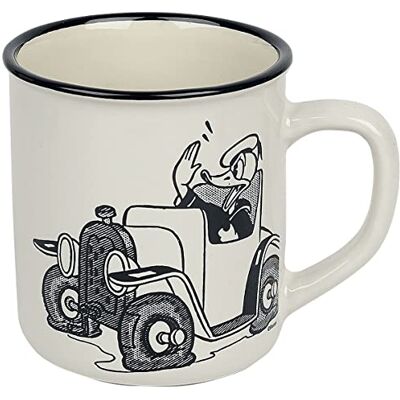 Disney Mickey Mouse Donald Duck muis in de auto uniseks keramiek 0,4 liter Fan-Merch film tv-serie Z102995 Disney Mickey Mouse Donald Duck muis in de auto uniseks keramiek 0,4 liter Fan-Merch film tv-serie Z102995