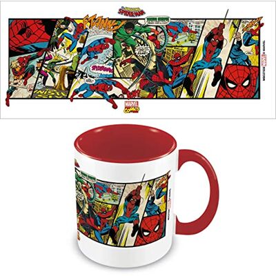 Pyramid Marvel Comics Spider-Man gekleurde binnenbeker 315 ml Pyramid Marvel Comics Spider-Man gekleurde binnenbeker 315 ml