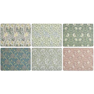 Pimpernel Spode Morris & Co X0010569174 Placemats 30,5 x 23 cm, meerkleurig, 6 stuks Pimpernel Spode Morris & Co X0010569174 Placemats 30,5 x 23 cm, meerkleurig, 6 stuks