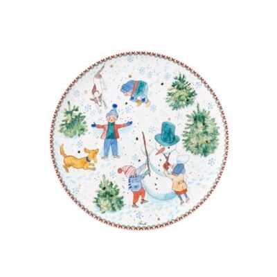 Hutschenreuther Plat bord 22 cm kerstcollectie 2025 kerstspelletjes Hutschenreuther Plat bord 22 cm kerstcollectie 2025 kerstspelletjes