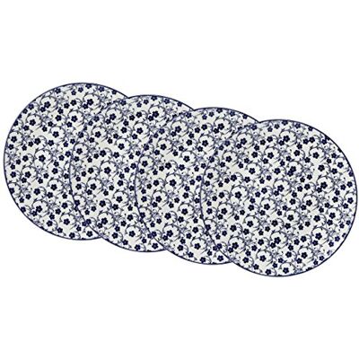 Ritzenhoff & Breker Royal Sakura platte borden, 4 stuks, 26,5 cm diameter, porselein, blauw/wit Ritzenhoff & Breker Royal Sakura platte borden, 4 stuks, 26,5 cm diameter, porselein, blauw/wit