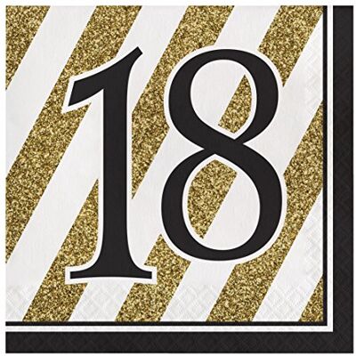 Creative 16 stuks countdown servetten voor verjaardag Creative 16 stuks countdown servetten voor verjaardag