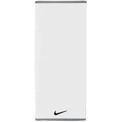 Nike Uniseks Fundamental Towel handdoek voor volwassenen, wit/zwart, 60 x 120 cm EU Nike Uniseks Fundamental Towel handdoek voor volwassenen, wit/zwart, 60 x 120 cm EU