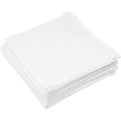 CALITEX 1CH2104Z21A Regenboog, katoenen servetten, 44 x 44 cm, wit, 12 stuks CALITEX 1CH2104Z21A Regenboog, katoenen servetten, 44 x 44 cm, wit, 12 stuks