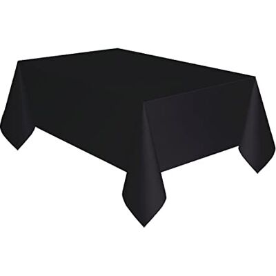 amscan Houtskool zwart plastic tafelkleed amscan Houtskool zwart plastic tafelkleed