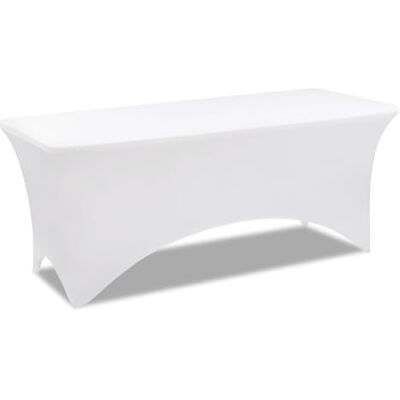 IDMarket Witte hoes voor klaptafel, 180 cm IDMarket Witte hoes voor klaptafel, 180 cm