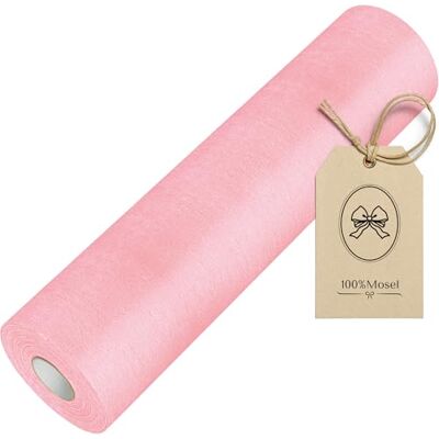 100%Mosel Tafelloper van vlies, roze (30 cm x 25 m), decoratief tafelkleed voor verjaardagen, bruiloften en speciale gelegenheden 100%Mosel Tafelloper van vlies, roze (30 cm x 25 m), decoratief tafelkleed voor verjaardagen, bruiloften en speciale gelegenheden