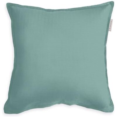 TOM TAILOR Herding tweekleurige kussensloop Fresh Sage, 40 x 40 cm, 100% katoen/satijn, met dubbele naad, gekleurde pasta op kussen en merkritssluiting TOM TAILOR Herding tweekleurige kussensloop Fresh Sage, 40 x 40 cm, 100% katoen/satijn, met dubbele naad, gekleurde pasta op kussen en merkritssluiting