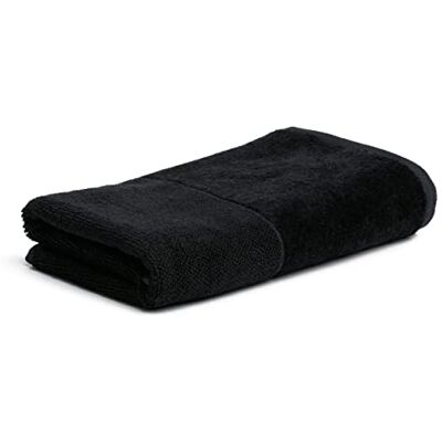 Möve Bamboo Luxe handdoek, 50 x 100 cm, Made in Germany, 60% katoen, 40% viscose, bamboepulp, zwart (zwart) Möve Bamboo Luxe handdoek, 50 x 100 cm, Made in Germany, 60% katoen, 40% viscose, bamboepulp, zwart (zwart)