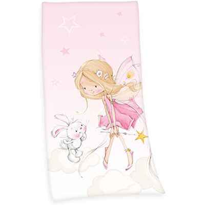 Herding Velours Handdoek, Roze, 75 x 150 cm Herding Velours Handdoek, Roze, 75 x 150 cm