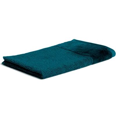 Möve Bamboo Luxe gastendoek, 30 x 50 cm, Made in Germany, 60% katoen / 40% viscose van bamboepulp, Deep Lake (blauw) Möve Bamboo Luxe gastendoek, 30 x 50 cm, Made in Germany, 60% katoen / 40% viscose van bamboepulp, Deep Lake (blauw)