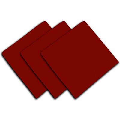 Soleil d'ocre , Panama servetten, katoen, rood, 45 x 45 cm, 3 stuks Soleil d'ocre , Panama servetten, katoen, rood, 45 x 45 cm, 3 stuks