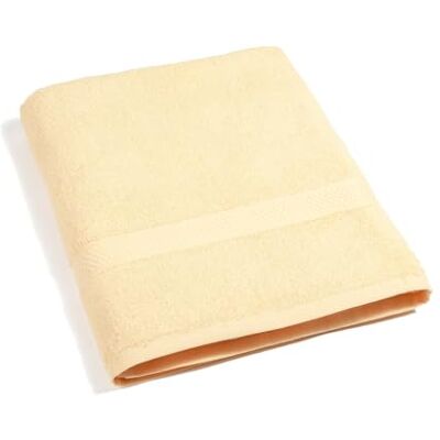 Caleffi Menorca badhanddoek effen kleur standaard vanille Caleffi Menorca badhanddoek effen kleur standaard vanille