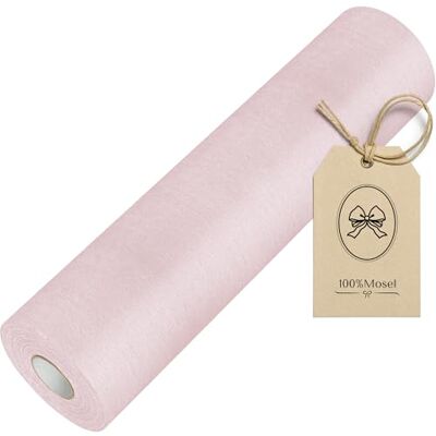 100%Mosel Tafelloper van vlies, roze blush (30 cm x 25 m), decoratief tafelkleed voor verjaardagen, bruiloften en speciale gelegenheden 100%Mosel Tafelloper van vlies, roze blush (30 cm x 25 m), decoratief tafelkleed voor verjaardagen, bruiloften en speciale gelegenheden