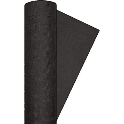Ciao Tafelkleed op rol damastpapier (120 cm x 7 m), zwart Ciao Tafelkleed op rol damastpapier (120 cm x 7 m), zwart