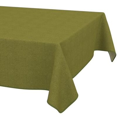 ANRO Afwasbaar tafelkleed in linnenlook, olijfgroen, rechthoekig, 220 x 140 cm, tuintafelkleed voor binnen en buiten, waterafstotend, vuilafstotend, onderhoudsvriendelijk, met zoom avec ourlet passepoilé – idéale pour jardin, terrasse et salle à manger ANRO Afwasbaar tafelkleed in linnenlook, olijfgroen, rechthoekig, 220 x 140 cm, tuintafelkleed voor binnen en buiten, waterafstotend, vuilafstotend, onderhoudsvriendelijk, met zoom avec ourlet passepoilé – idéale pour jardin, terrasse et salle à manger