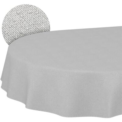 ANRO Afwasbaar tafelkleed in linnenlook, ovaal, 240 x 140 cm, voor binnen en buiten, waterafstotend, vuilafstotend, onderhoudsvriendelijk, met zoom avec ourlet passepoilé – idéale pour jardin, terrasse et salle à manger – linge de table en tissu enduit ANRO Afwasbaar tafelkleed in linnenlook, ovaal, 240 x 140 cm, voor binnen en buiten, waterafstotend, vuilafstotend, onderhoudsvriendelijk, met zoom avec ourlet passepoilé – idéale pour jardin, terrasse et salle à manger – linge de table en tissu enduit