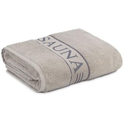 Möve Frottana Saunahanddoek met rand 100% katoen, kasjmier, 80x200 cm Möve Frottana Saunahanddoek met rand 100% katoen, kasjmier, 80x200 cm