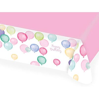 amscan 9903733 Happy Birthday tafelkleed, pastelpapier, 115 x 175 cm amscan 9903733 Happy Birthday tafelkleed, pastelpapier, 115 x 175 cm