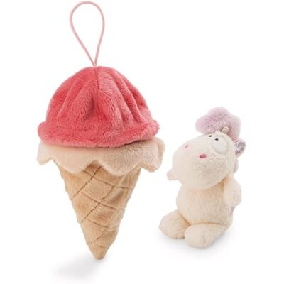 NICI 61914 Eenhoorn Creamy Pink Pluche, Zacht, Schattig Ijsmotief Met Gesp, Om Te Knuffelen en Te Speelen, Geweldig Cadeau-idee, Voor Kinderen en Volwassenen, 10 cm, Veelkleurig NICI 61914 Eenhoorn Creamy Pink Pluche, Zacht, Schattig Ijsmotief Met Gesp, Om Te Knuffelen en Te Speelen, Geweldig Cadeau-idee, Voor Kinderen en Volwassenen, 10 cm, Veelkleurig