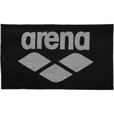ARENA Unbekannt Zwembadhanddoek, zacht, katoen, uniseks, volwassenen, zwart/grijs, 150 x 90 cm EU ARENA Unbekannt Zwembadhanddoek, zacht, katoen, uniseks, volwassenen, zwart/grijs, 150 x 90 cm EU