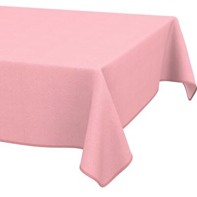 ANRO Afwasbaar tafelkleed in linnenlook, roze, rechthoekig, 220 x 140 cm, tuintafelkleed voor binnen en buiten, waterafstotend, vuilafstotend, onderhoudsvriendelijk, met zoom avec ourlet passepoilé – idéale pour jardin, terrasse et salle à manger – ling ANRO Afwasbaar tafelkleed in linnenlook, roze, rechthoekig, 220 x 140 cm, tuintafelkleed voor binnen en buiten, waterafstotend, vuilafstotend, onderhoudsvriendelijk, met zoom avec ourlet passepoilé – idéale pour jardin, terrasse et salle à manger – ling