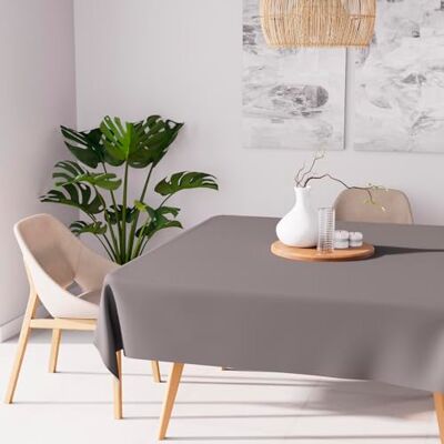 Soleil d'ocre , Alix Tafelkleed, vierkant, vuilafstotend, polyester, grijs, 140 x 140 cm Soleil d'ocre , Alix Tafelkleed, vierkant, vuilafstotend, polyester, grijs, 140 x 140 cm
