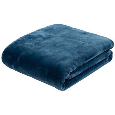 Gözze Cashmere Feeling deken, polyester, blauw, 180 x 220 cm Gözze Cashmere Feeling deken, polyester, blauw, 180 x 220 cm