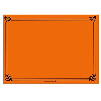 Garcia de Pou Cellulose Placemats Oranje 31 x 43 cm Garcia de Pou Cellulose Placemats Oranje 31 x 43 cm