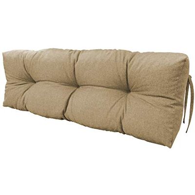chilly pilley europalletkussen met vlokken van schuim, geschikt voor palletmeubels, rugkussen, zitkussen en zijkussen, verkrijgbaar als set met meerdere kussens (rugkussen 120 x 40 cm, beige) chilly pilley europalletkussen met vlokken van schuim, geschikt voor palletmeubels, rugkussen, zitkussen en zijkussen, verkrijgbaar als set met meerdere kussens (rugkussen 120 x 40 cm, beige)