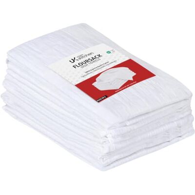 Utopia Kitchen Set van 6 theedoeken van 100% katoen voor reiniging en drogen zeer absorberende keukendoeken (71,1 x 71,1 cm), wit Utopia Kitchen Set van 6 theedoeken van 100% katoen voor reiniging en drogen zeer absorberende keukendoeken (71,1 x 71,1 cm), wit