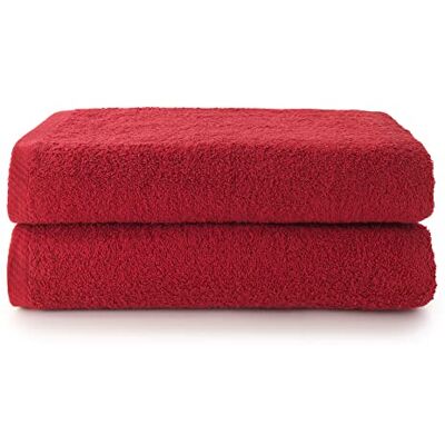 Top Towel Set van 2 bad- of douchehanddoeken badhanddoeken 100% katoen 400 g/m² afmetingen 70 x 140 cm Top Towel Set van 2 bad- of douchehanddoeken badhanddoeken 100% katoen 400 g/m² afmetingen 70 x 140 cm