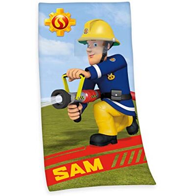 Herding Fireman Sam badhanddoek, 150 x 75 cm, katoen, veelkleurig Herding Fireman Sam badhanddoek, 150 x 75 cm, katoen, veelkleurig